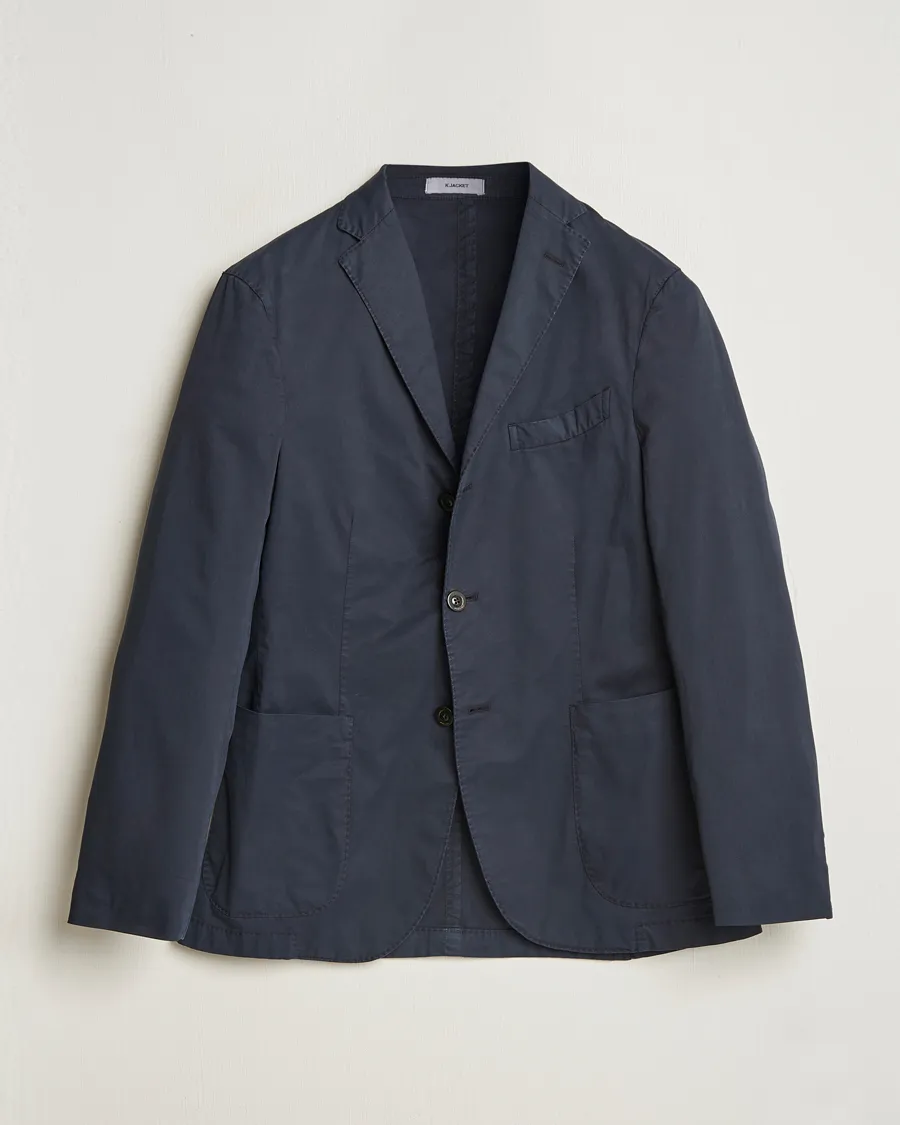 K Jacket Supima Cotton Blazer Navy